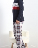 Erkek Pijama Takımı Lacibordo - 20830.1838.