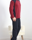Erkek Pijama Takımı Bordo - 20218.1838.