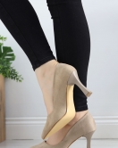 8 Cm Topuklu Stiletto Süetvizon - 19716.264.