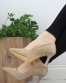 8 Cm Topuklu Stiletto Süetvizon - 19716.264.