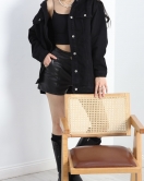 Denim Kot Ceket Siyah - 20817.1778.