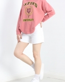 Polo Yaka Baskılı Sweat Gül - 20409.1778.