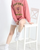 Polo Yaka Baskılı Sweat Gül - 20409.1778.