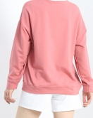 Polo Yaka Baskılı Sweat Gül - 20409.1778.