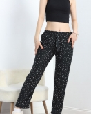 Desenli Süet Pijama Altı Yıldızlısiyah - 103.1287.