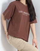 Baskılı Oversize Tişört Acıkahve - 20022.1567.