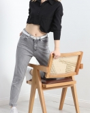 Mom Kot Pantolon Gri - 30271.1921.