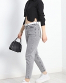 Mom Kot Pantolon Gri - 30271.1921.