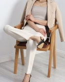 Gold Düğmeli Blazer Ceket Vizon - 912.1247.
