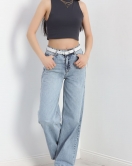 Kolsuz Crop Geniş Atlet Füme - 21755.200.