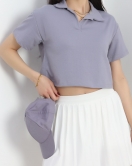 Polo Yaka Tişört Gri - 21171.200.