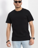 Erkek Basic Bisiklet Yaka Tişört Siyah - 21751.200.