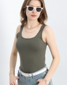 İnce Askılı Atlet Haki - 19057.200.