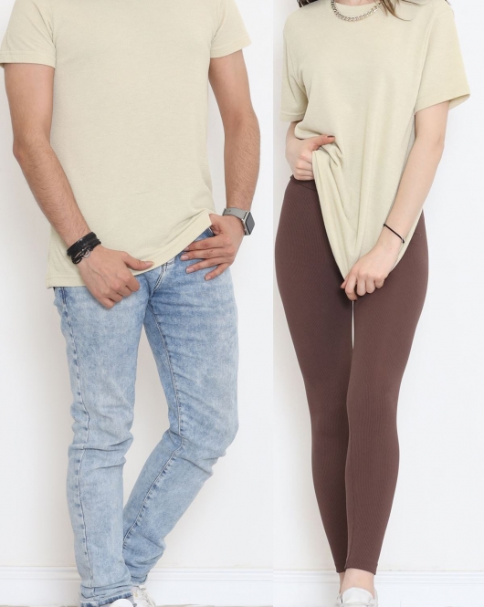 Crep Tişört Bej - 152431.275.
