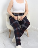 Büyük Beden Süet Pijama Altı Lacibordo - 50113.1050.
