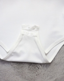 Fitilli Kaplı Çıtçıtlı Body Beyaz - 5068.125.
