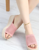 7 Cm Topuk Terlik Pembe - 19843.264.
