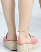 7 Cm Topuk Terlik Pembe - 19843.264.
