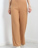 Bürümcük Bol Paça Pantolon Sütlükahve - 22536.1247.