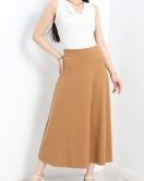 Zra Krep Uzun Etek Camel - 30383.1355.
