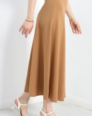 Zra Krep Uzun Etek Camel - 30383.1355.