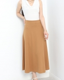 Zra Krep Uzun Etek Camel - 30383.1355.