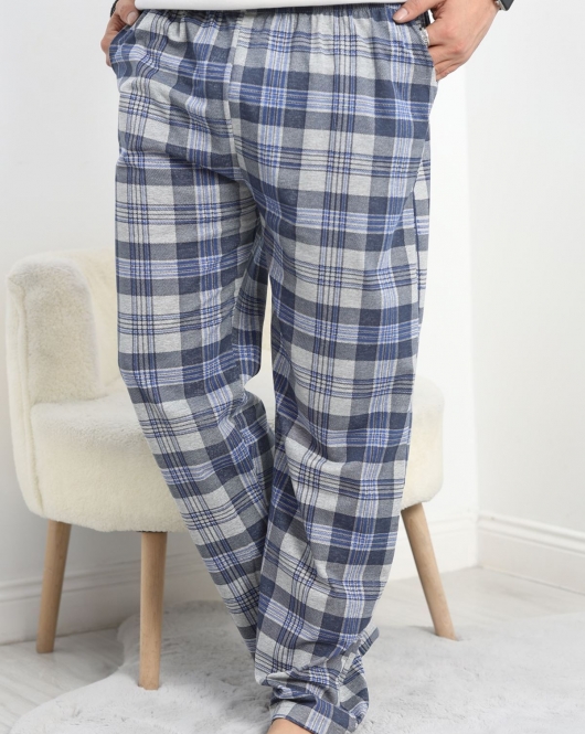 Süprem Pijama Altı Mavikareli - 40277.1902.