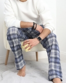 Süprem Pijama Altı Mavikareli - 40277.1902.
