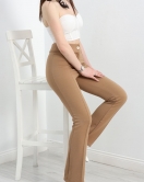Çımalı Zra Krep Pantolon Vizon - 30068.1884.