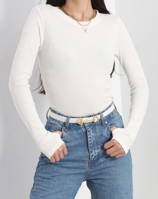 Parmak Geçmeli Body Ekru - 40213.1748.