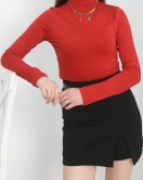 Parmak Geçmeli Viskon Body Kırmızı - 50217.1723.