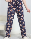 Desenli Süet Pijama Altı Lacibej - 50179.1929.