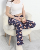Desenli Süet Pijama Altı Lacibej - 50179.1929.