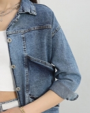Oversize Kot Ceket Açıkmavi4 - 10002.1778.