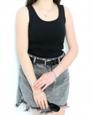 Çerçeve Yaka Atlet Siyah - 22569.1723.