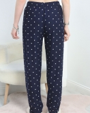 Süet Pijama Altı Lacivert - 19684.1952.