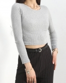 Kaşkorse Bisiklet Yaka Body Gri - 17395.1723.