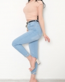 Fitilli Bisiklet Yaka Body Koyusomon - 10973.1723.