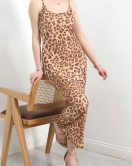 İp Askılı Sandy Elbise Leopar - 40331.1594.