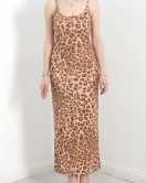 İp Askılı Sandy Elbise Leopar - 40331.1594.