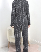 Düğmeli Pijama Takımı Antiyıldız - 40338.1961.