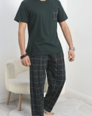 Erkek Pijama Takımı Zümrüt - 19658.1952.
