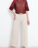 İnci Detaylı Bluz Bordo - 40423.751.