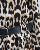 Dik Yaka Desenli Tulum Leopar - 40446.1966.