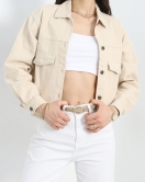 Gabardin Kot Ceket Taş - 40335.1594.