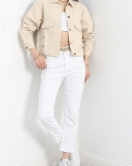 Gabardin Kot Ceket Taş - 40335.1594.