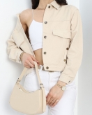 Gabardin Kot Ceket Taş - 40335.1594.