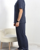 Nakışlı Erkek Pijama Takımı Laci - 40415.1961.