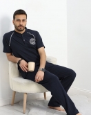 Erkek Pijama Takımı Lacivert - 40460.1838.