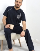 Erkek Pijama Takımı Lacivert - 40460.1838.